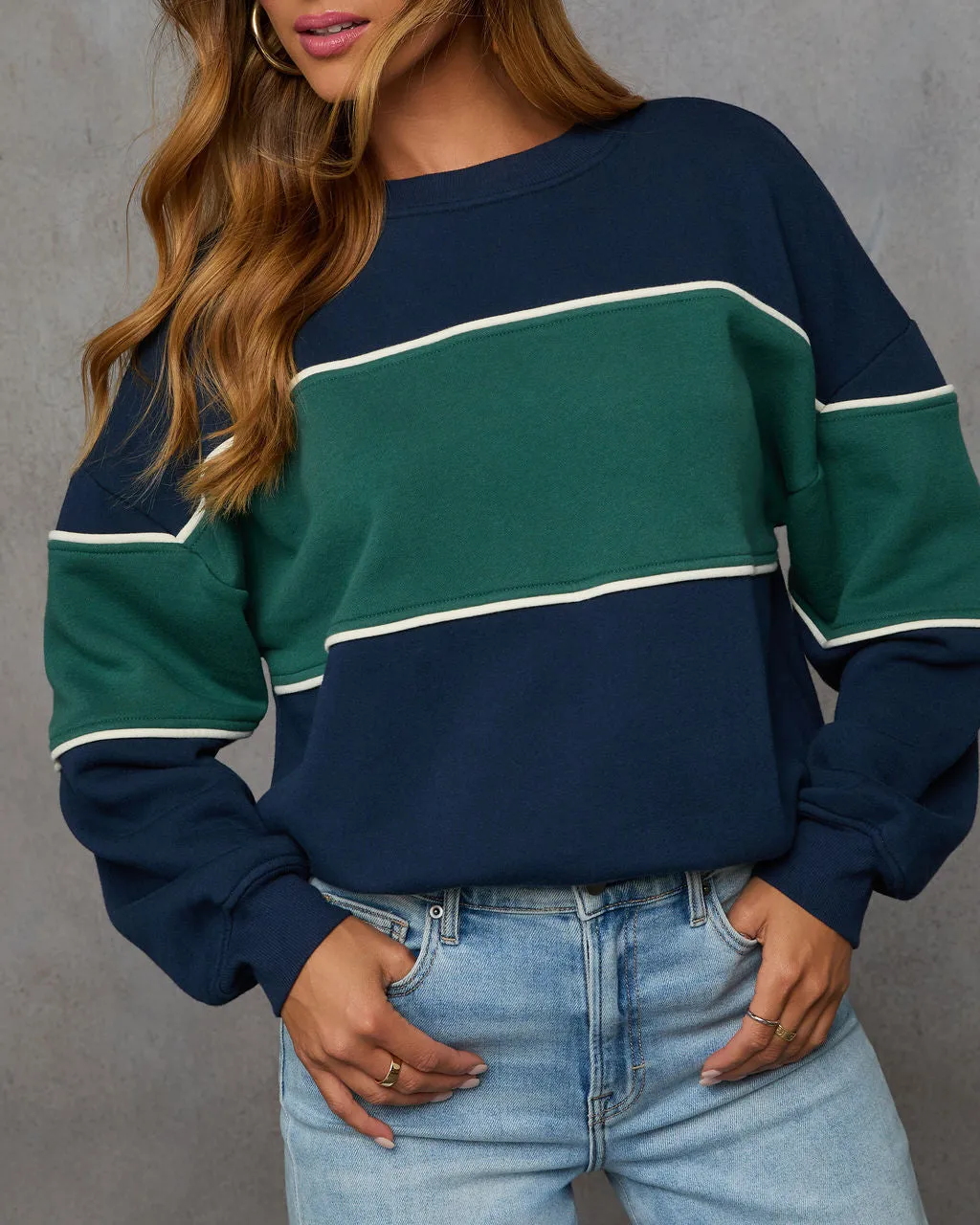 Stevenson Striped Sweatshirt