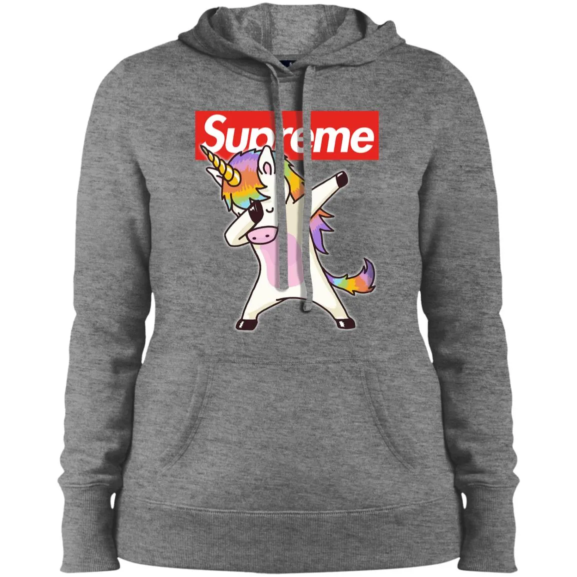 Supreme Unicorn T-shirt Dance Dabbing Unicorn Women Hooded Sweatshirt