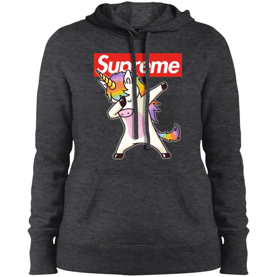 Supreme Unicorn T-shirt Dance Dabbing Unicorn Women Hooded Sweatshirt