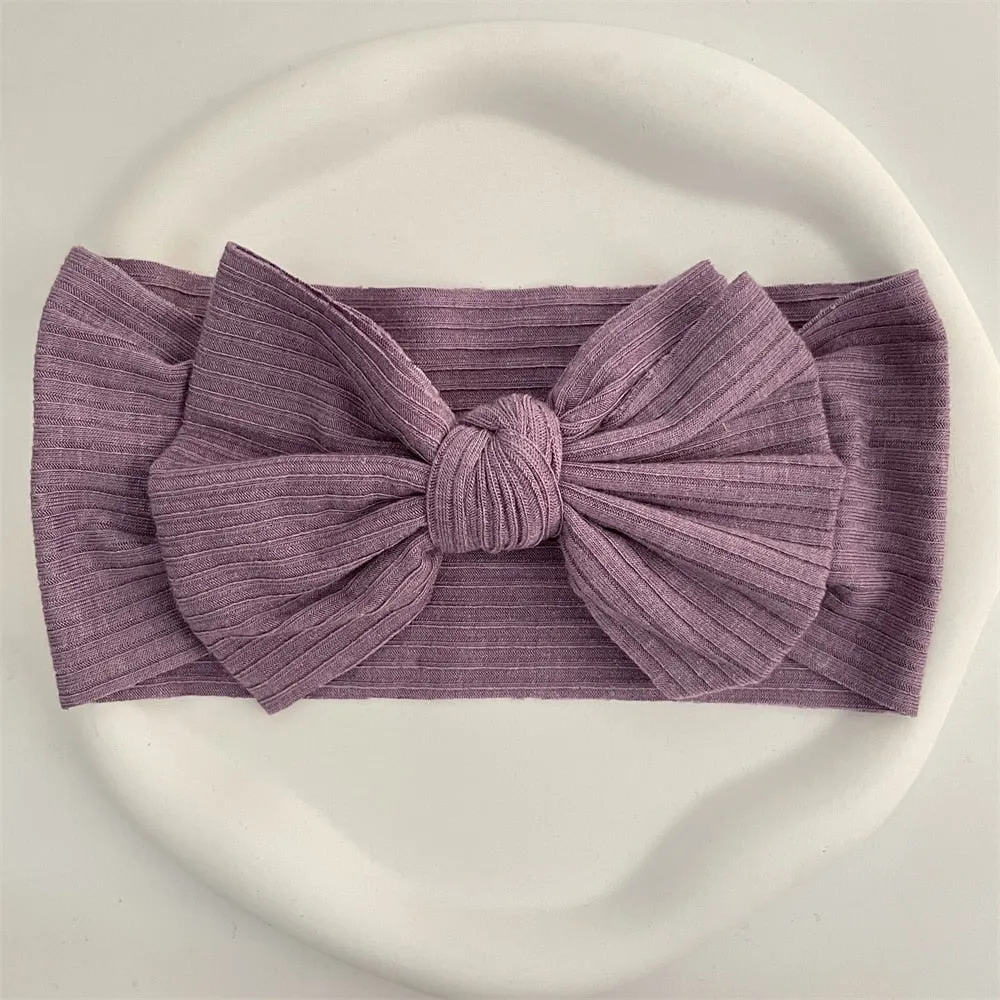 Sweet Serenity Ribbed Baby Headbands