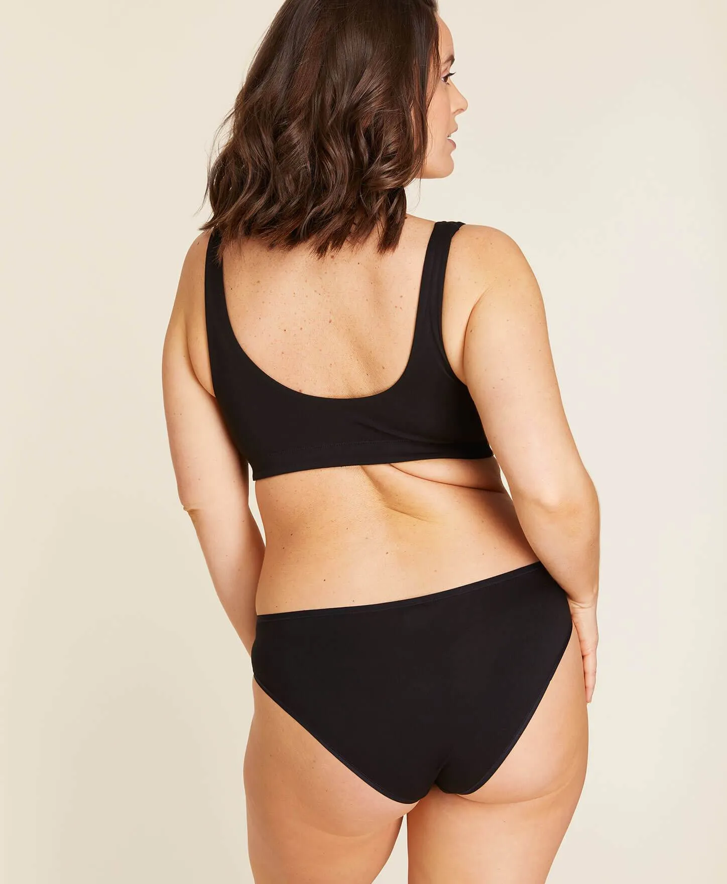 The Bikini Panty - Rayon - Black