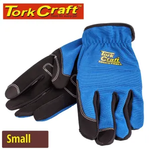 TORK CRAFT GLOVE BLUE SMALL WITH PU PALM MULTI PURPOSE GL60