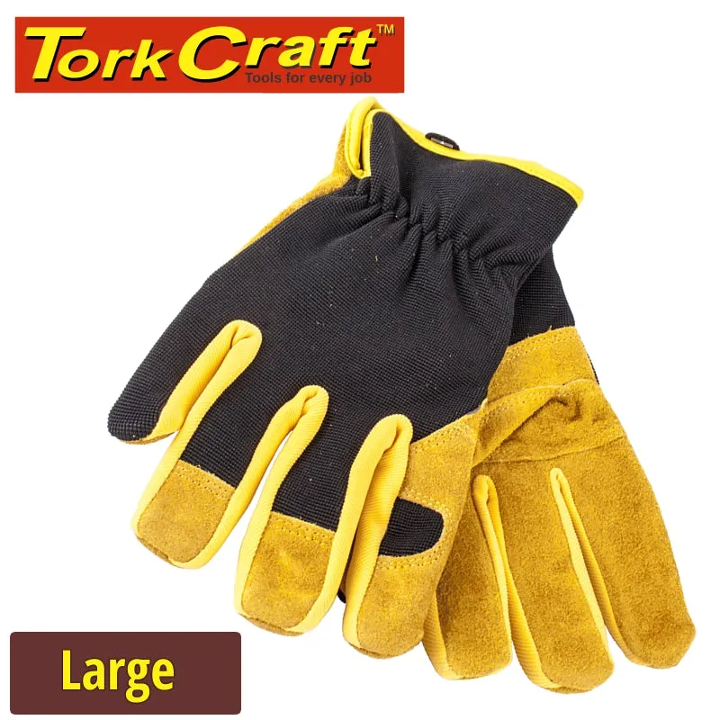 TORK CRAFT GLOVE LEATHER PALM LARGE GL72