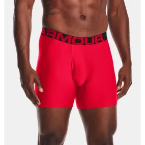 Under Armour Tech 6 Inch  Men Training Underwear Red/Black