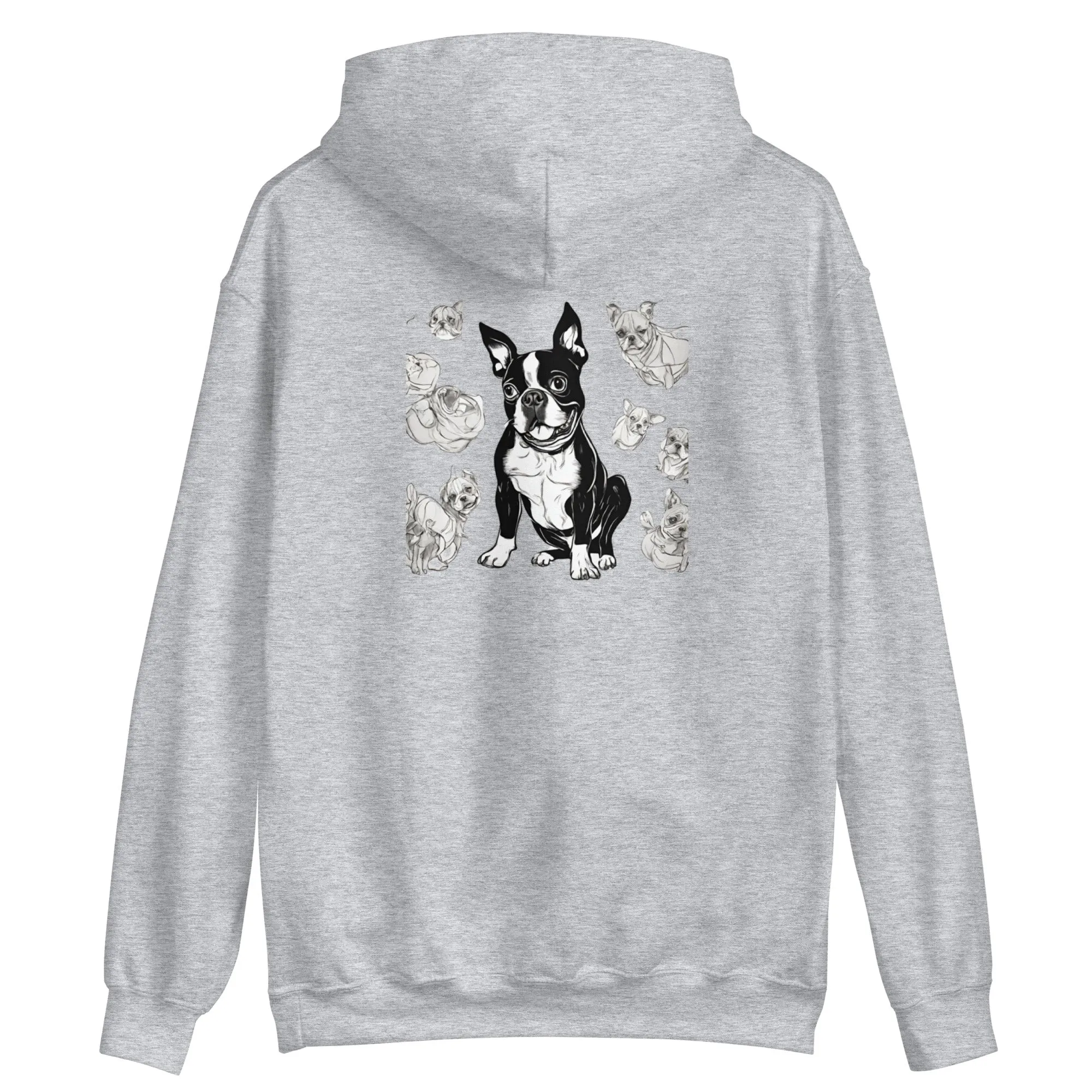 Unisex Hoodie -> Boston Terrier Rules the World / Boston Terrier Hoodie / Boston dog lovers Hoodie