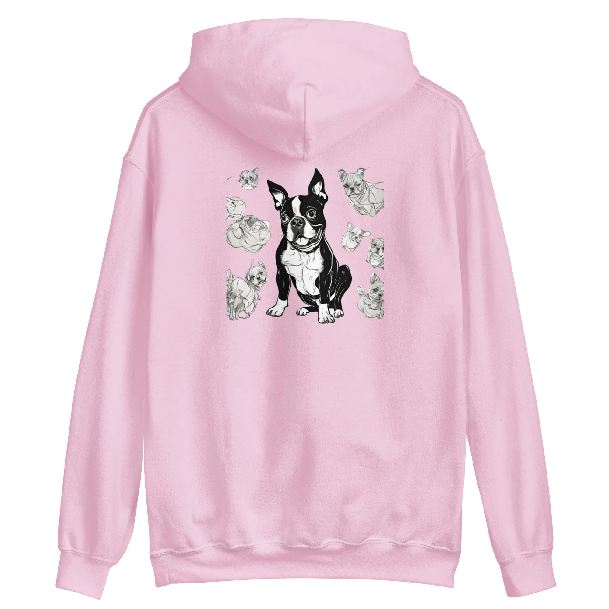 Unisex Hoodie -> Boston Terrier Rules the World / Boston Terrier Hoodie / Boston dog lovers Hoodie