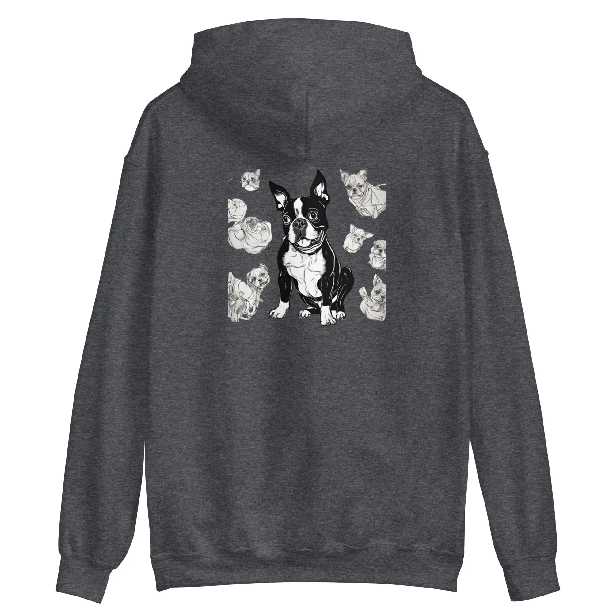 Unisex Hoodie -> Boston Terrier Rules the World / Boston Terrier Hoodie / Boston dog lovers Hoodie