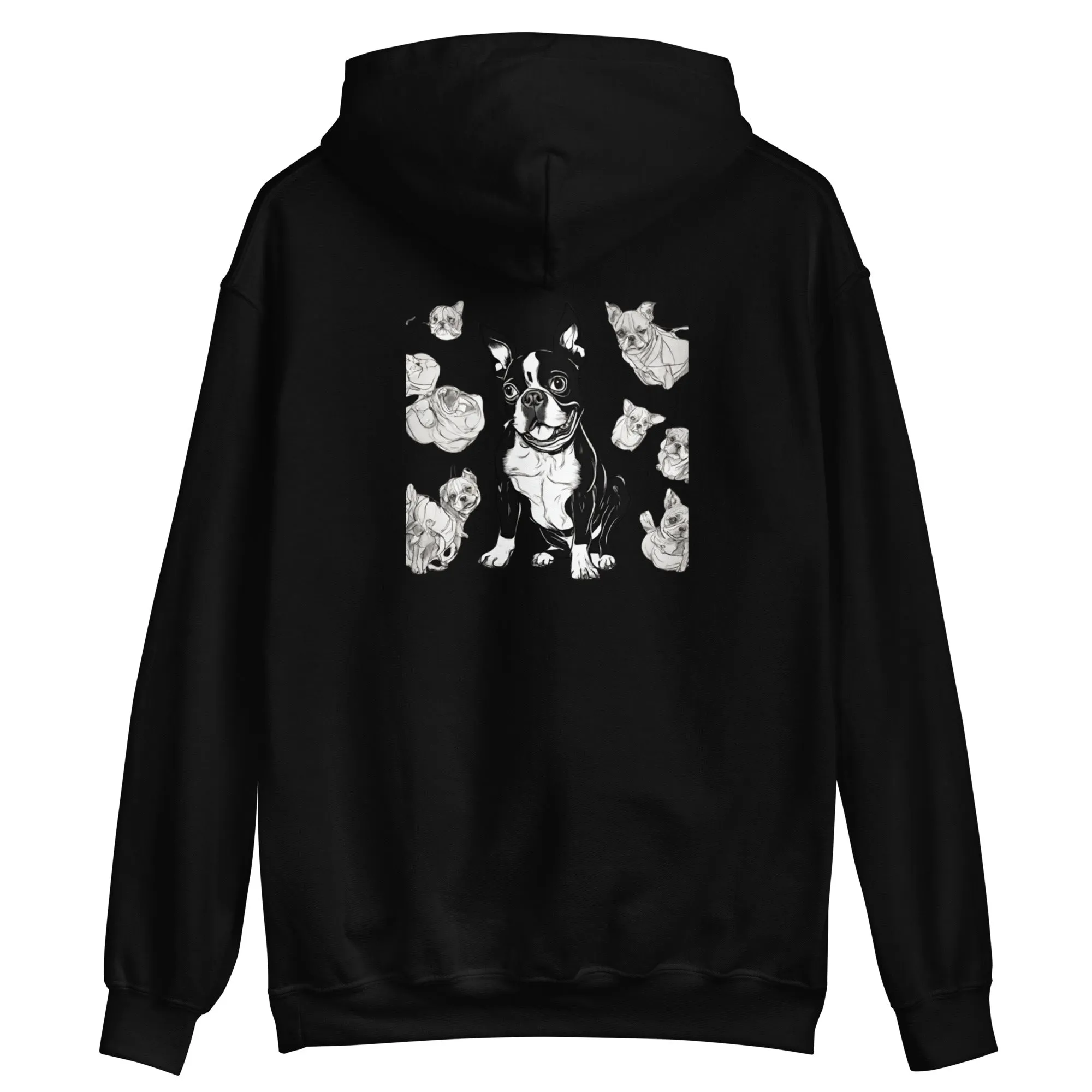 Unisex Hoodie -> Boston Terrier Rules the World / Boston Terrier Hoodie / Boston dog lovers Hoodie