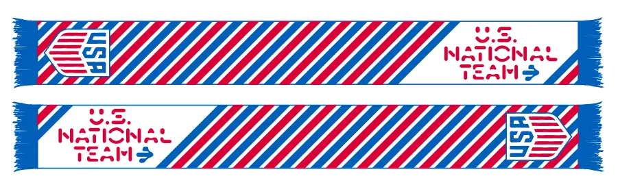 USMNT Diagonal Scarf