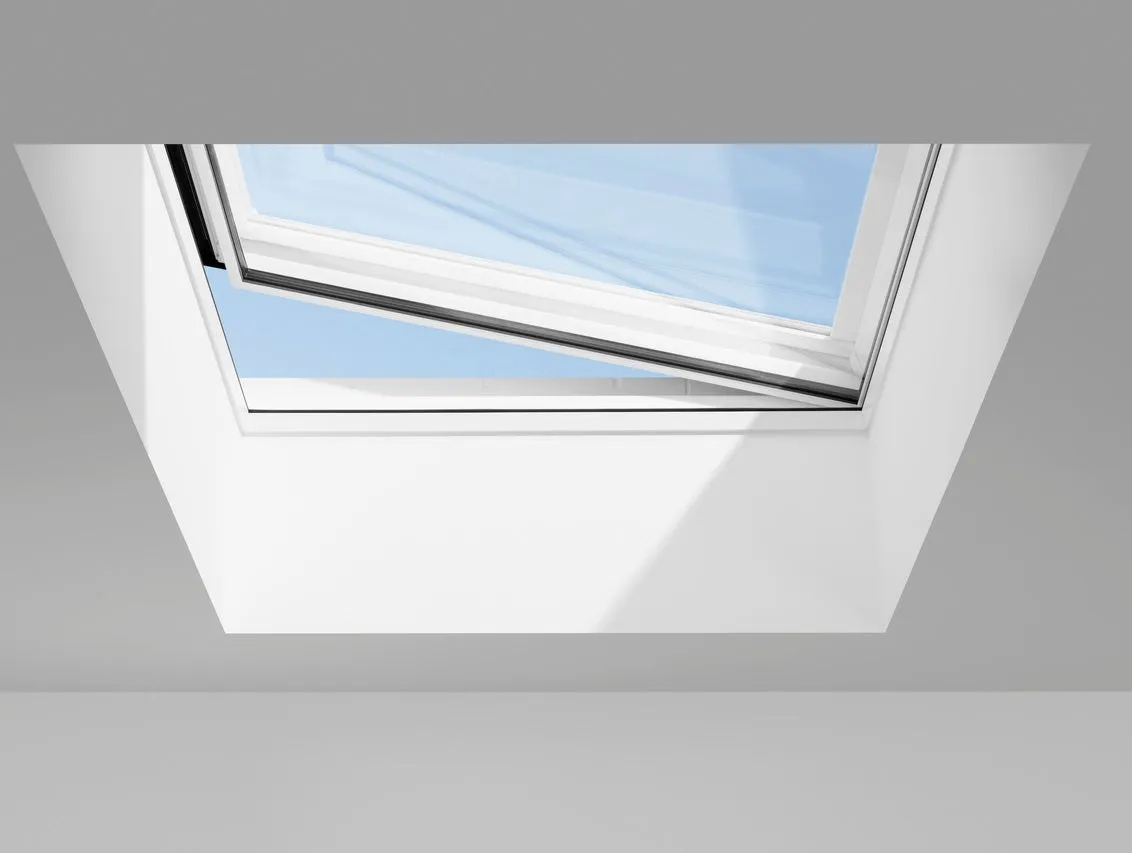 VELUX CVU 080080 1093 INTEGRA® Electric Curved Glass Rooflight Package 80 x 80 cm (Including CVU Double Glazed Base & ISU Curved Glass Top Cover)