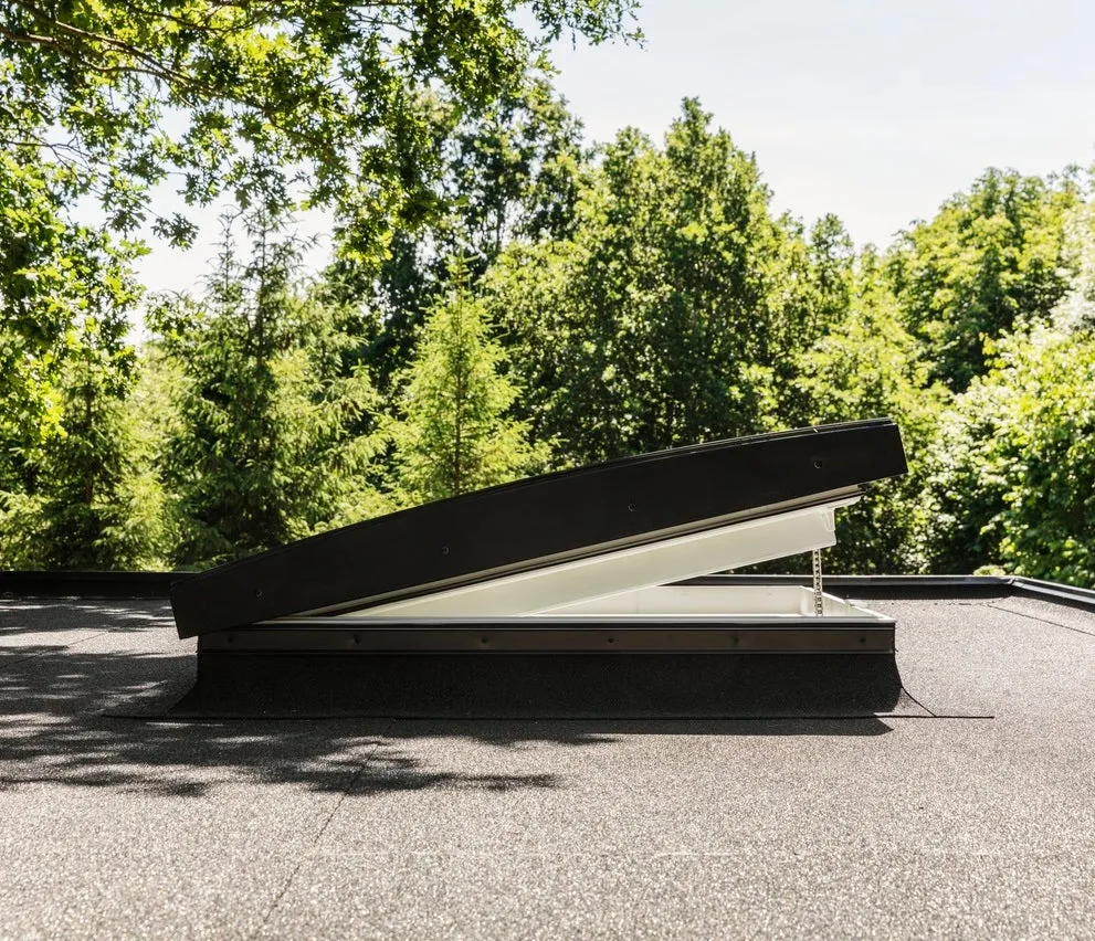 VELUX CVU 080080 1093 INTEGRA® Electric Curved Glass Rooflight Package 80 x 80 cm (Including CVU Double Glazed Base & ISU Curved Glass Top Cover)