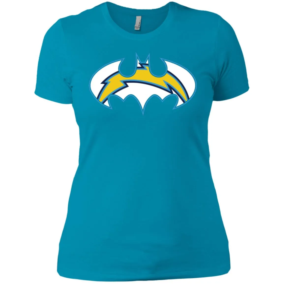 We Are The Los Angeles Chargers Batman Nfl Mashup Women Cotton T-Shirt