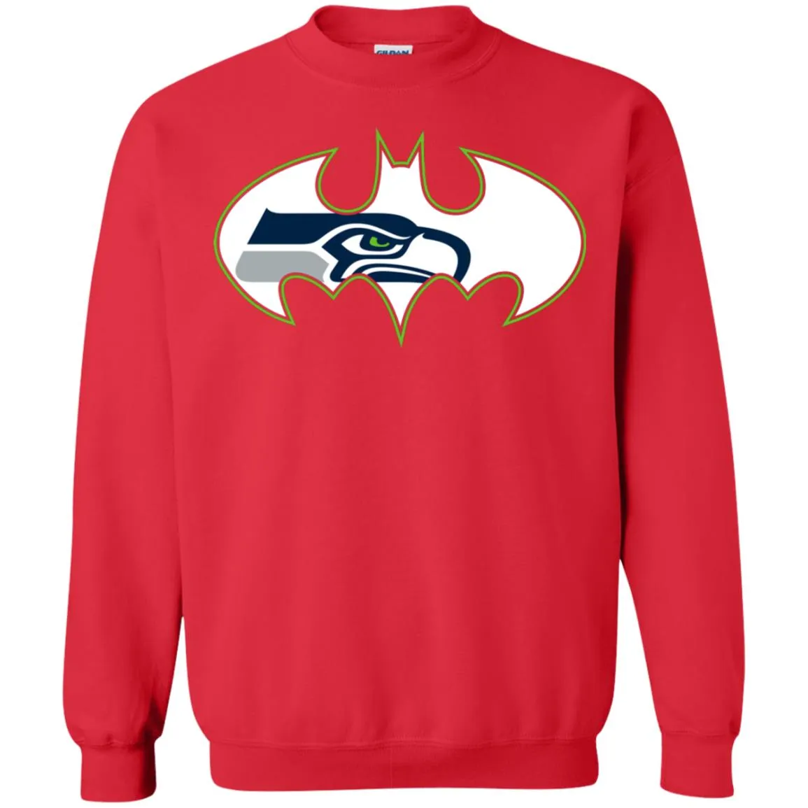 We Are The Seattle Seahawks Batman Nfl Mashup Crewneck Pullover Sweatshirt