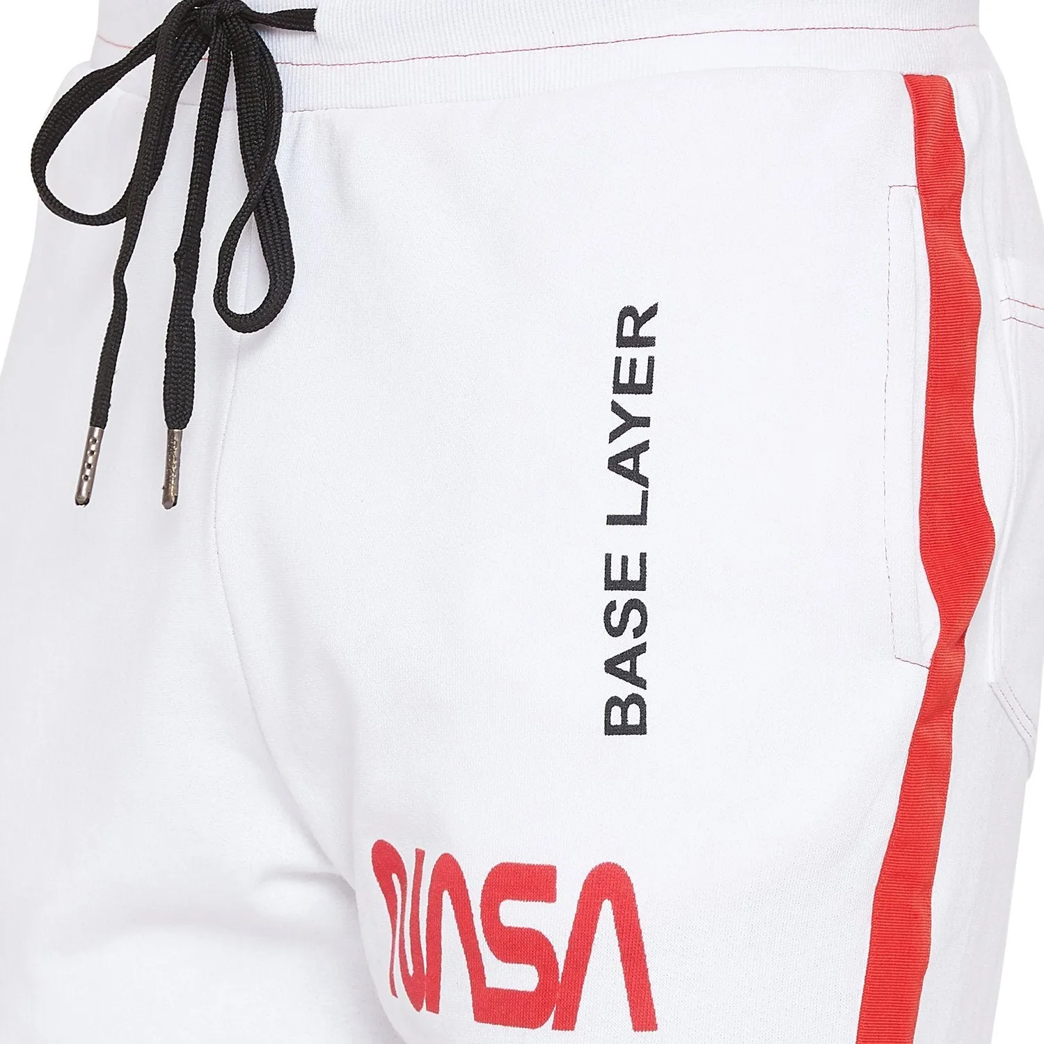 White NASA Base Layer Shorts