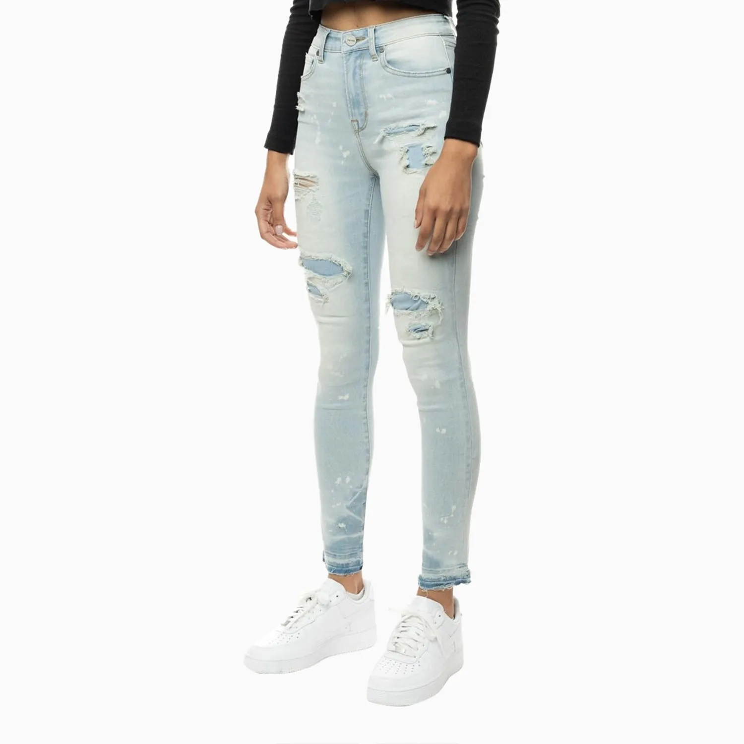 Women's Rip Repair Slim Denim Pant