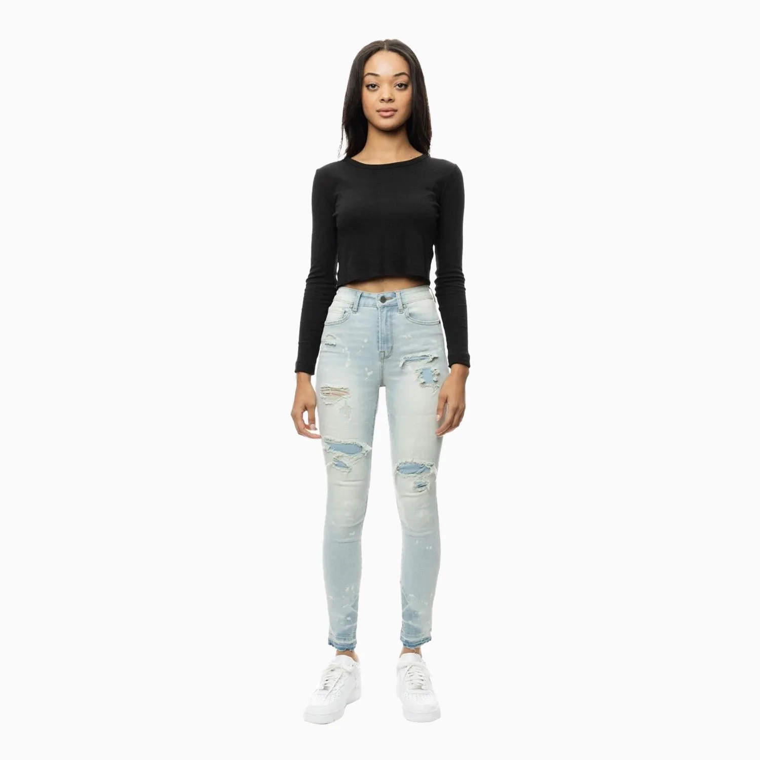 Women's Rip Repair Slim Denim Pant