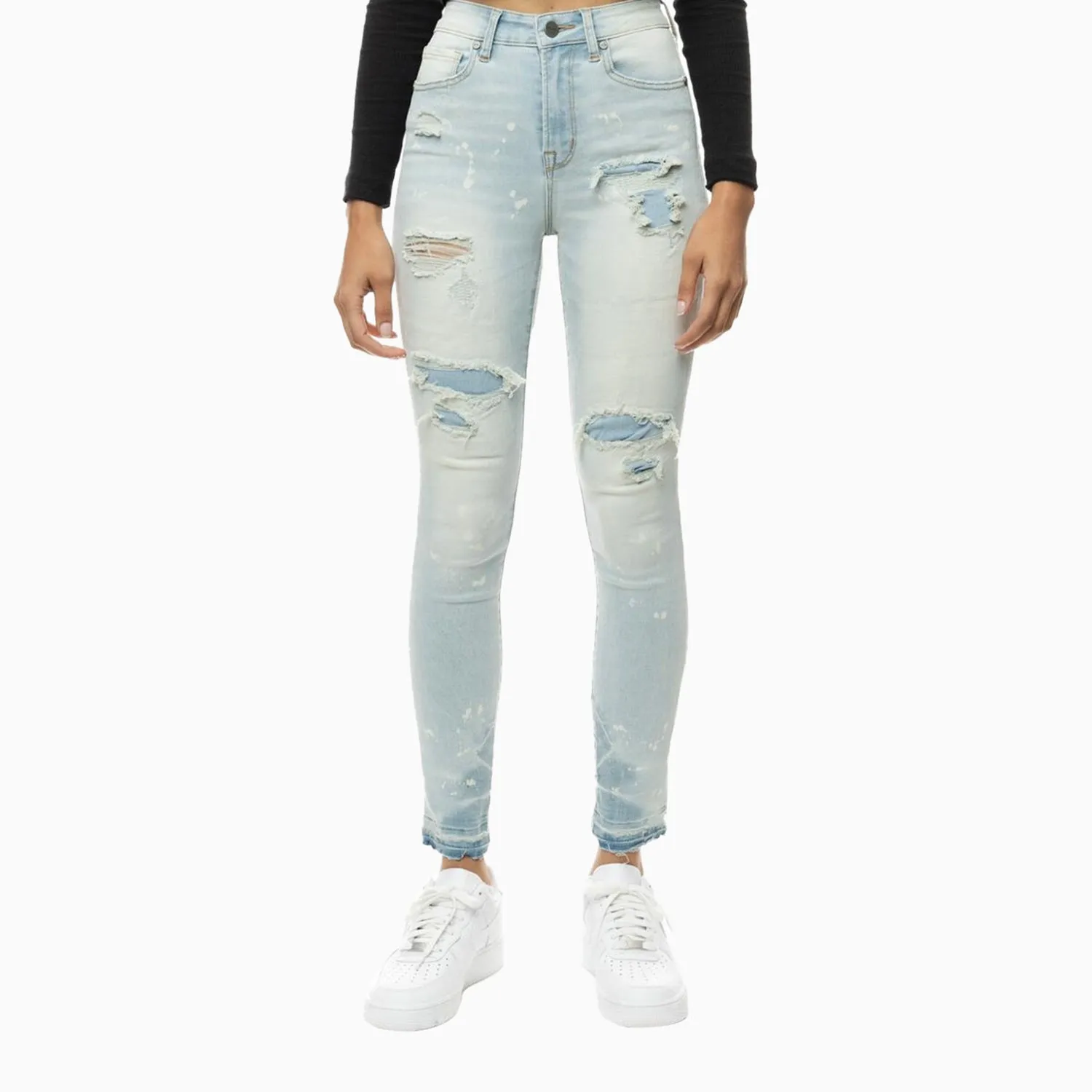 Women's Rip Repair Slim Denim Pant