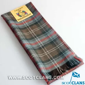 Wool Scarf in Sutherland Weathered Tartan