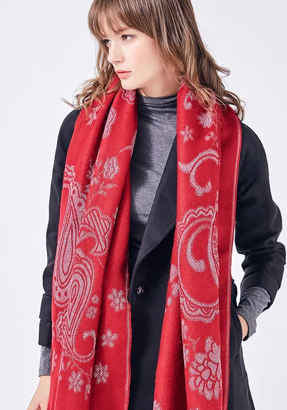 Wrap Flower Foulard Scarf