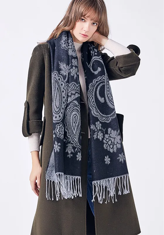 Wrap Flower Foulard Scarf