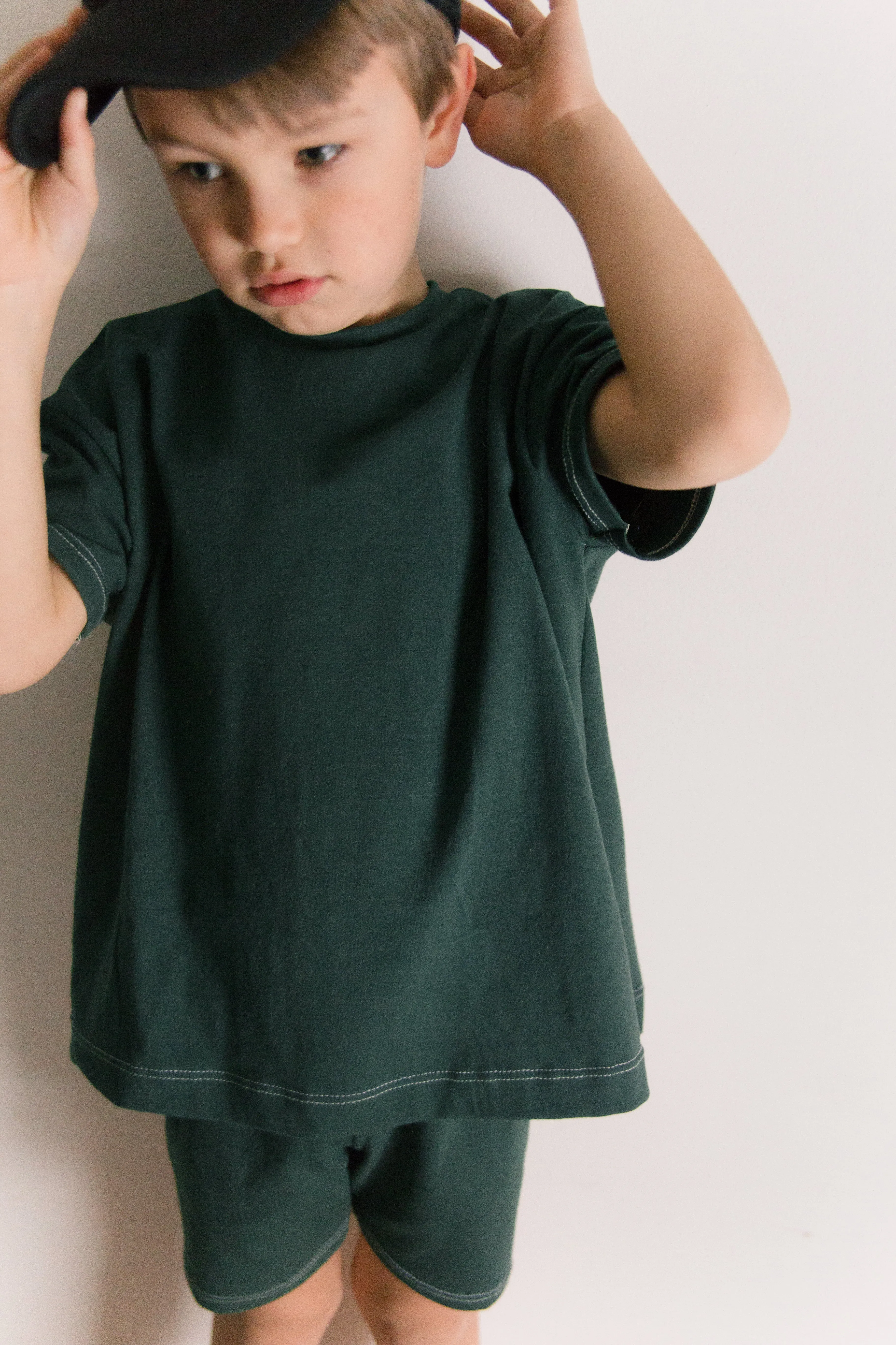 Youth Denali Oversized Pocket Tee and Dress Digital Sewing Pattern Sizes NB-12Y