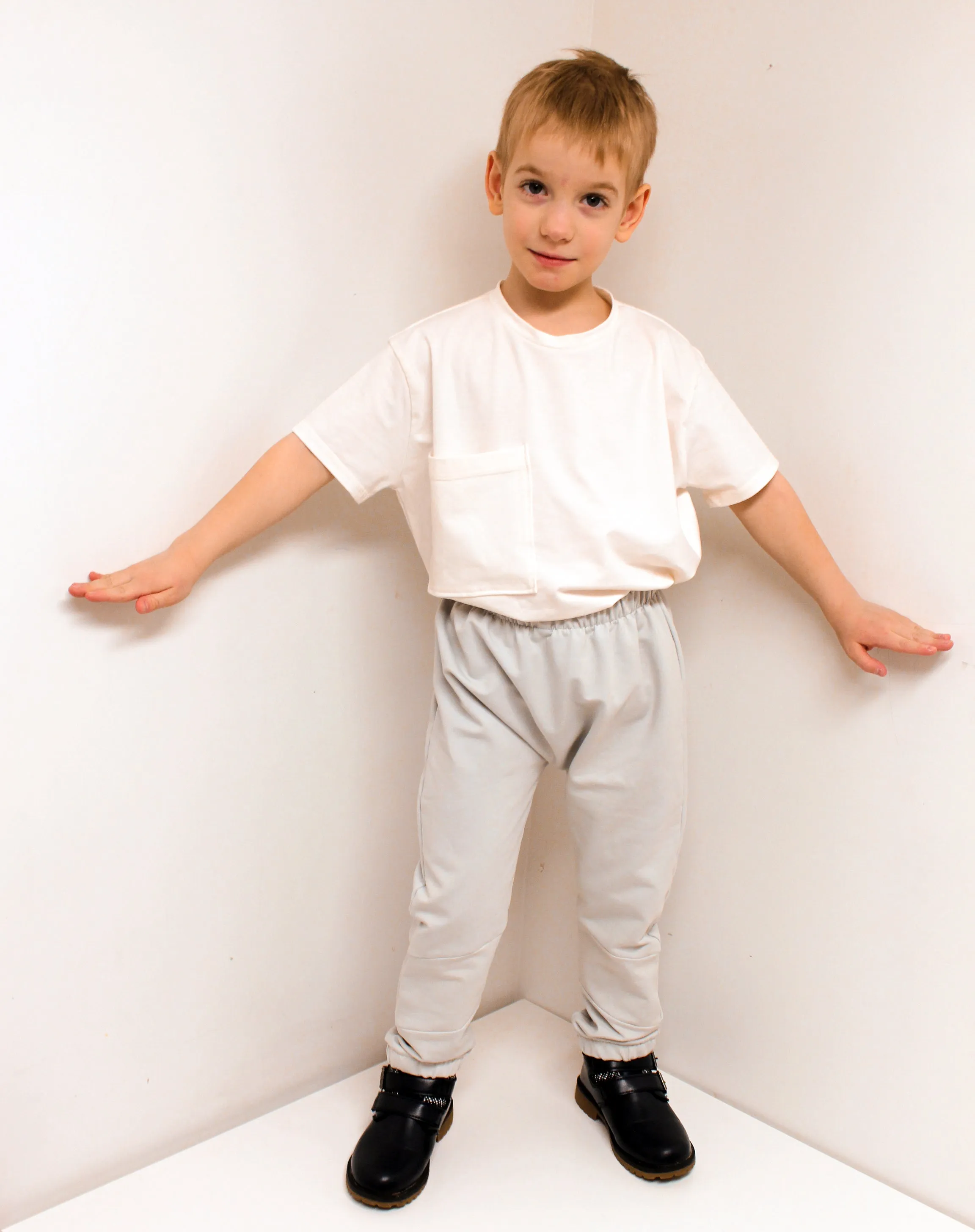 Youth Denali Oversized Pocket Tee and Dress Digital Sewing Pattern Sizes NB-12Y