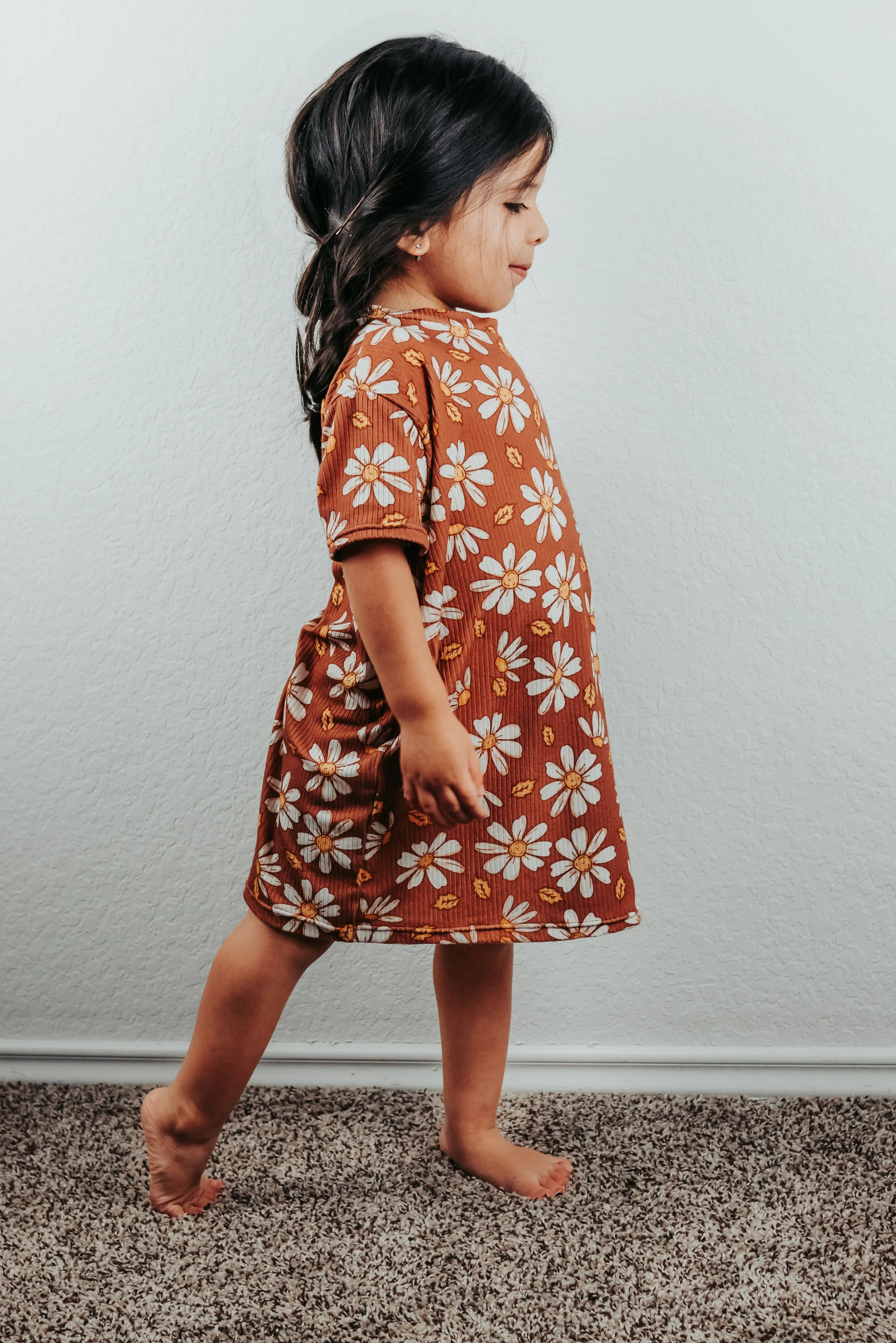 Youth Denali Oversized Pocket Tee and Dress Digital Sewing Pattern Sizes NB-12Y