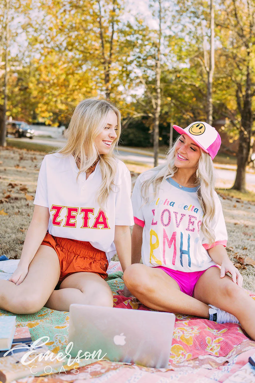 Zeta Tau Alpha PR Classic Henley Tee