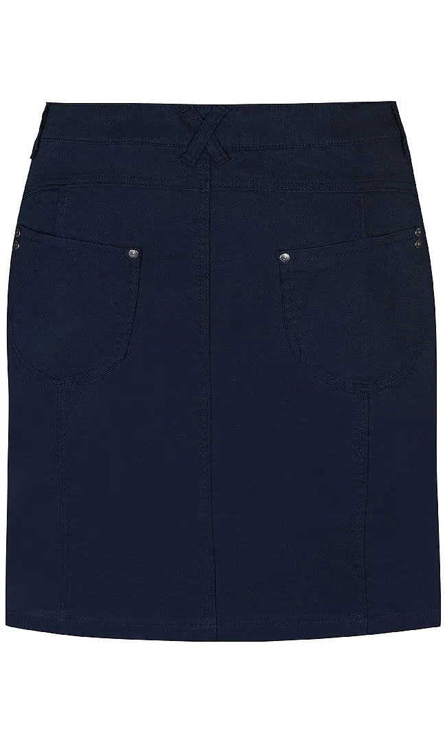 Zhenzi Boyer Skort in Navy