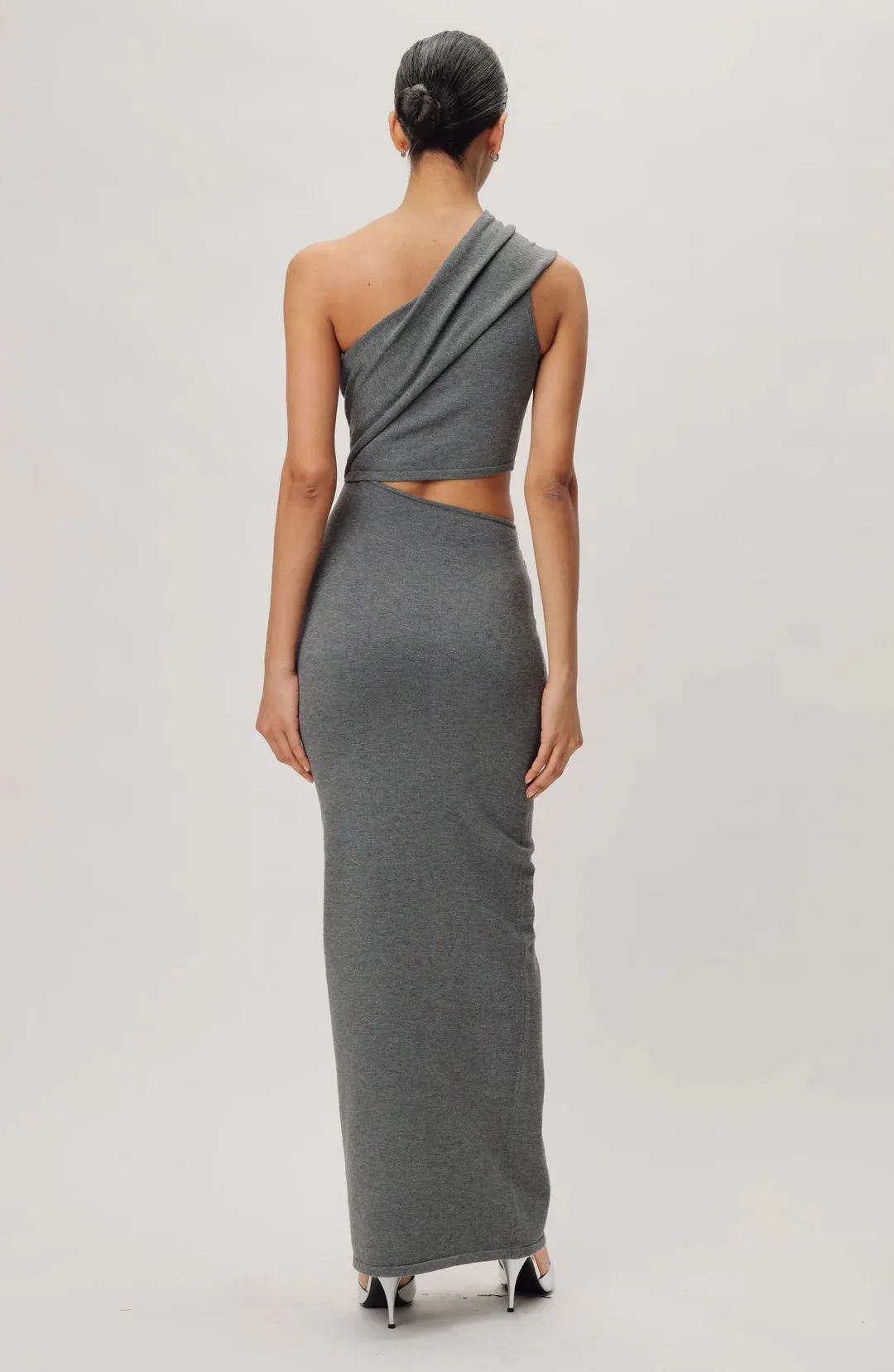 Zoe Knit Dress - Grey